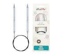 KnitPro Aiguille circulaire fixe KP12243 Laiton brillant 120 cm x 7 mm