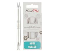 KnitPro KP12323 Nova Cubique Aiguille Circulaire Interchangeable Normale Bois Multicolore 22 x 1,2 x 11,2 cm