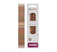 KnitPro KP20110 Symphonie Aiguille Double Pointe Bois Multicolore 38,5 x 0,9 x 5,5 cm
