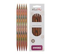 KnitPro KP20116 Symphonie Aiguille Double Pointe Bois Multicolore 22 x 0,7 x 5 cm