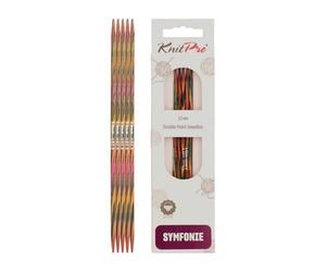 KnitPro KP20129 Symphonie Aiguille Double Pointe Bois Multicolore 47,5 x 1,6 x 5 cm