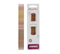 KnitPro KP20131 Symphonie Aiguille Double Pointe Bois Multicolore 25 x 0,4 x 6,5 cm