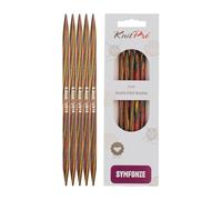 KnitPro KP20144 Symphonie Aiguille Double Pointe Bois Multicolore 17 x 0,8 x 17 cm