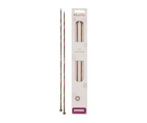 KnitPro KP20231 Symphonie Aiguille Simple Pointe Bois Multicolore 38,5 x 0,5 x 1,6 cm