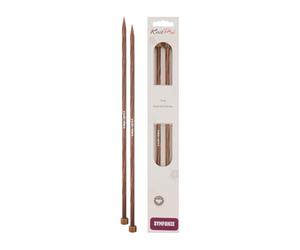 KnitPro KP20260 Aiguilles Simple Pointes Bois Multicolore 40 cm x 6,5 mm