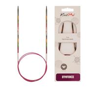 KnitPro Aiguilles circulaires fixes Symphonie KP20305 Bois multicolore 40 cm 3 mm