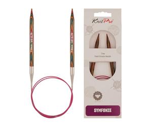 KnitPro KP20316 Symphonie Aiguille Circulaire Fixe Bois Multicolore 20,5 x 3,6 x 15,5 cm