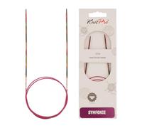 KnitPro Aiguille circulaire fixe Symphonie KP20332 Bois multicolore 23 x 1,2 x 5 cm