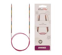 KnitPro KP20334 Symphonie Aiguille Circulaire Fixe Bois Multicolore 38,5 x 1,3 x 7 cm