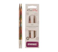 KnitPro Aiguille circulaire interchangeable Symphonie KP20403 Bois multicolore 26,2x1,5x18 cm