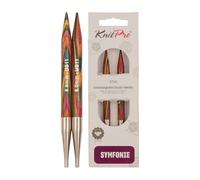 KnitPro KP20409 Aiguilles Interchangeables Circulaires Normales Bois Multicolore 8 mm