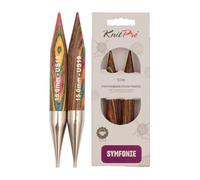 KnitPro KP20414 Aiguilles Interchangeables Circulaires Normales Bois Multicolore 15 mm