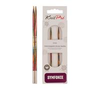 KnitPro Aiguille circulaire interchangeable Symphonie KP20421 Bois multicolore 38,5 x 1,6 x 7 cm