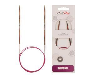 KnitPro KP20516 Symphonie Aiguilles Circulaires Fixes Bois Multicolore 150 cm x 3,25 mm