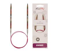 KnitPro KP21324 Symphonie Aiguille Circulaire Fixe Bois Multicolore 25 x 0,5 x 6,5 cm