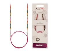 KnitPro KP21352 Symphonie Aiguille Circulaire Fixe Bois Multicolore 47,5 x 0,9 x 5 cm