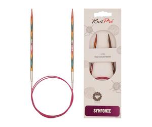 KnitPro KP21352 Symphonie Aiguille Circulaire Fixe Bois Multicolore 47,5 x 0,9 x 5 cm