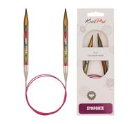 KnitPro KP21359 Symphonie Aiguilles Circulaires Fixes Bois Multicolore 100 cm x 8 mm