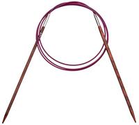 KnitPro KP25343 Nova Cubics Aiguilles Circulaires Fixes Bois Rose 100 cm x 4 mm