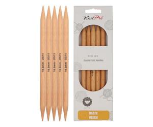 KnitPro KP35126 Basix Aiguille Double Pointe Bois Multicolore 22 x 0,5 x 12,5 cm