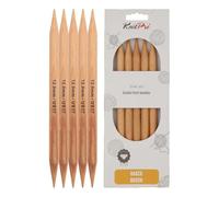 KnitPro KP35127 Aiguilles Double Pointes Bois Bouleau 20 cm x 12 mm