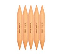 KnitPro KP35130 Aiguilles Double Pointes Bois Bouleau 20 cm x 25 mm