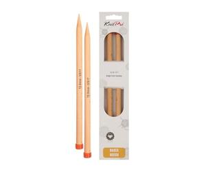 KnitPro KP35252 Aiguilles Simple Pointes Bois Bouleau 30 cm x 12 mm