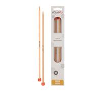KnitPro Aiguilles simples pointes KP35261 Bois bouleau 35 cm 5,5 mm
