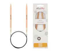 KnitPro KP35332 Basix Aiguilles Circulaires Fixes Bois Bouleau 80 cm x 6 mm