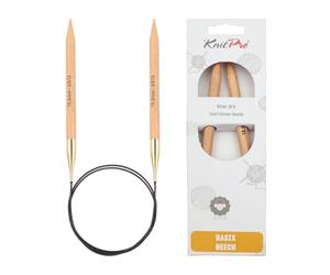 KnitPro KP35347 Aiguilles Circulaires Fixes Bois Bouleau 100 cm x 10 mm