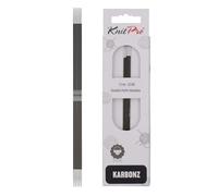 KnitPro KP41122 Aiguilles Double Pointes Bois Noir/Argent 20 cm x 1,5 mm