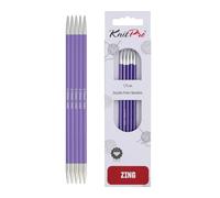 KnitPro – Set d'aiguilles double pointe KP47008 – Aluminium violet – 26,4 x 1,2 x 4,8 cm