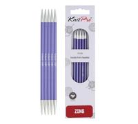 KnitPro KP47010 Set de Goupilles de Tricotage Double Fin Aluminium Violet 26 x 1,8 x 1,2 cm