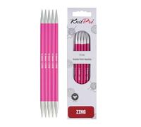 KnitPro KP47041 Set de Goupilles de Tricotage Doubles Aluminium Rose 25 x 0,304 x 5 cm