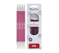 KnitPro KP47043 Set de Goupilles Double de Tricotage Finies Aluminium Violet 22 x 0,5 x 11,2 cm