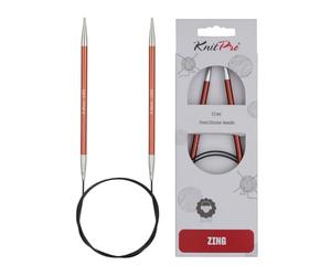 KnitPro KP47162 Set de Goupilles de Tricotage Circulaires Fixes Aluminium Marron 22 x 1,3 x 11,2 cm