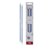 KnitPro KP47299 Set de Goupilles de Tricotage Simple Fin Aluminium Bleu 18,3 x 1 x 9,5 cm