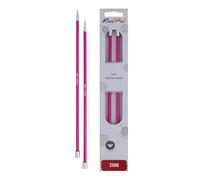 KnitPro KP47301 Set de Goupilles de Tricotage Finies Aluminium Rose 24 x 0,4 x 5 cm