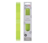 KnitPro KP51002 Aiguilles Double Pointes Bois Multicolore 15 cm x 3,75 mm