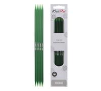 KnitPro KP51004 Aiguilles Double Pointes Bois Multicolore 15 cm x 4,50 mm