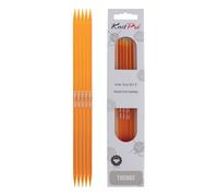 KnitPro KP51021 Aiguilles Double Pointes Bois Multicolore 20 cm x 4 mm