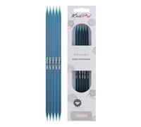 KnitPro Aiguilles double pointes KP51024 en bois multicolore 20 cm 5,50 mm