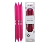 KnitPro KP51028 Aiguilles Double Pointes Bois Multicolore 20 cm x 8,00 mm