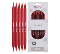 KnitPro KP51031 Aiguilles Double Pointes Bois Multicolore 20 cm x 12,00 mm