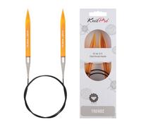 KnitPro KP51062 Aiguilles Circulaires Fixes Bois Multicolore 60 cm x 10 mm