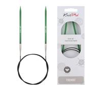 KnitPro KP51084 Aiguilles Circulaires Fixes Bois Multicolore 80 cm x 4,50 mm