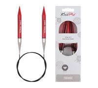 KnitPro Aiguilles circulaires fixes KP51123 Bois multicolore 100 cm x 12 mm