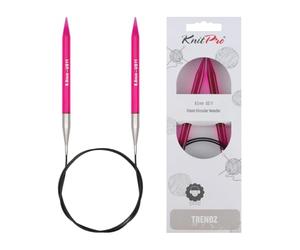 KnitPro KP51150 Aiguilles Circulaires Fixes Bois Multicolore 120 cm x 8 mm