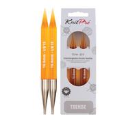 KnitPro KP51262 Aiguilles Interchangeables Circulaires Normales Bois Multicolore 10 mm