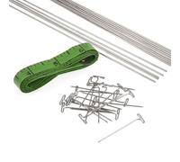 KnitPro Lot de 15 Baguettes de Blocage pour Dentelle Argenté